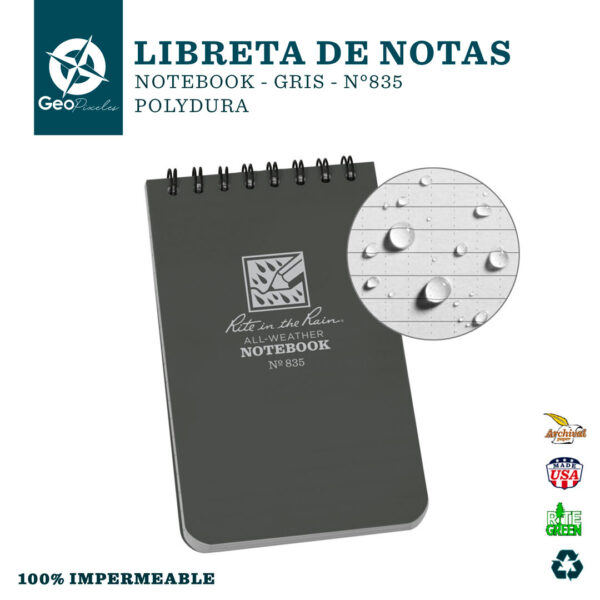 LIBRETA IMPERMEABLE