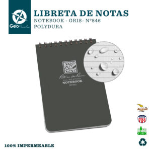 libreta impermeable